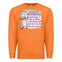 Carrot just realized im a raccoon Premium Sweatshirt - MaliasSmallBusiness