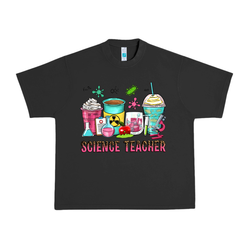 Science Teacher Coffee Cups Urban Heavy Tee by Zillion Design Studio | Teevron