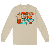 Mushroom pumpkin spice living my best life Long Sleeve Tee - AdoDesignShop