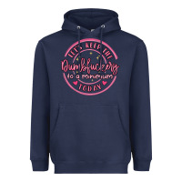 Navy dumbfuckery to minimum Heavyweight Hoodie - MaliasSmallBusiness