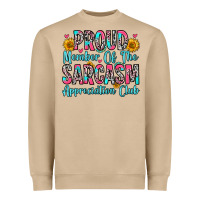 Mushroom proud member of the sarcasm appreciation club Heavyweight Sweatshirt - Zillion Design Studio
