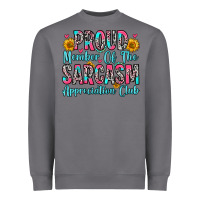 Storm proud member of the sarcasm appreciation club Heavyweight Sweatshirt - Zillion Design Studio