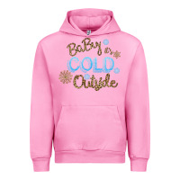 Fuchsia Pink Baby It s Cold Outside Urban Hoodie - Bettercallsaul