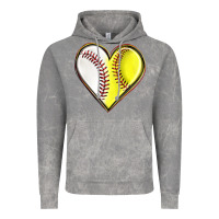 Cloud Rock baseball and softball heart Vintage Hoodie - texasbilliewilder