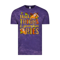 Cloud Purple thick thighs and pumpkin pies Vintage Tee - Zillion Design Studio