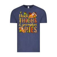 Vintage Denim thick thighs and pumpkin pies Vintage Tee - Zillion Design Studio