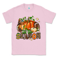 Bubblegum Pink fall and american football tis the season Classic Tee - AdoDesignShop