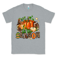 Heather Grey fall and american football tis the season Classic Tee - AdoDesignShop