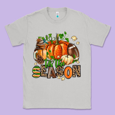 Fall And American Football Tis The Season Classic Tee Designed By Adodesignshop