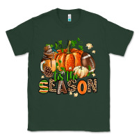 Sports Green fall and american football tis the season Classic Tee - AdoDesignShop