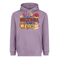 Lavender it's a softball kinda day Heavyweight Hoodie - MaliasSmallBusiness