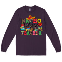 Plum nacho average teacher Long Sleeve Tee - JahusDesignShop