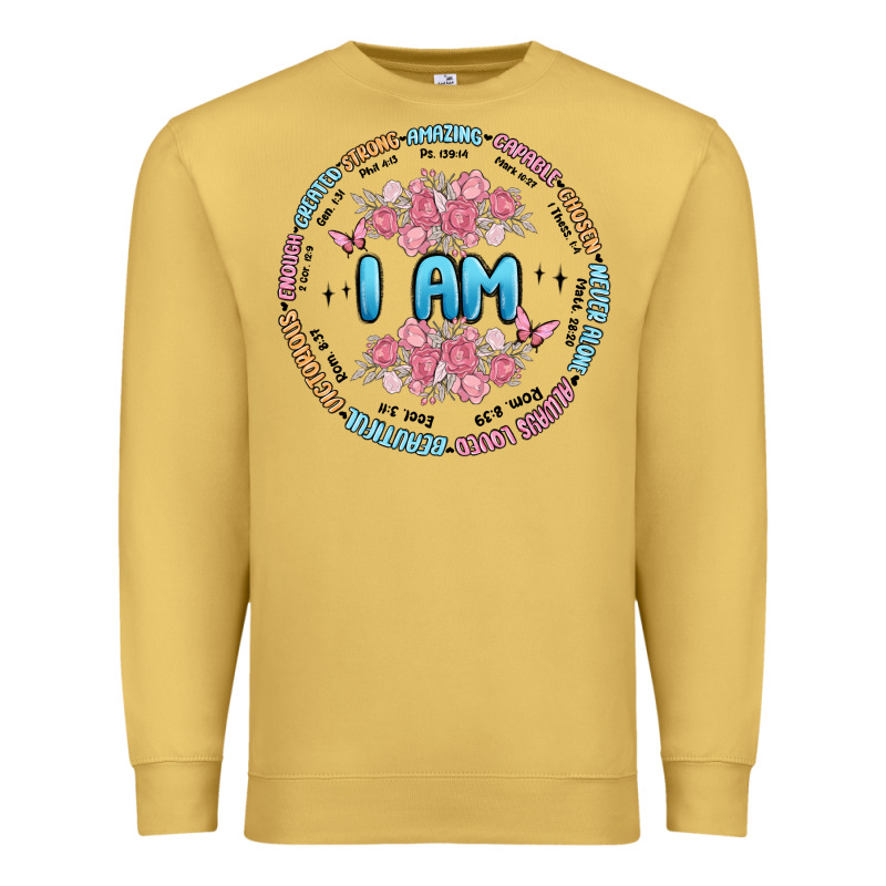 I Am Inspiration Premium Sweatshirt by MaliasSmallBusiness | Teevron