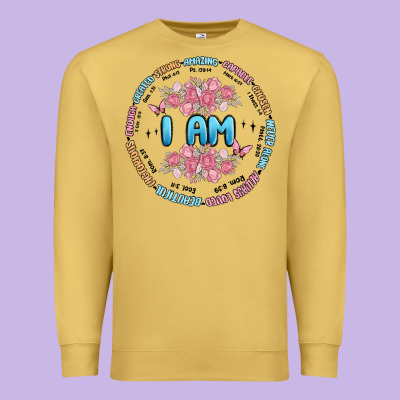 I Am Inspiration Premium Sweatshirt Designed By Maliassmallbusiness