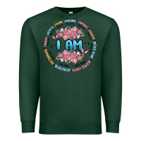 Sports Green i am inspiration Premium Sweatshirt - MaliasSmallBusiness