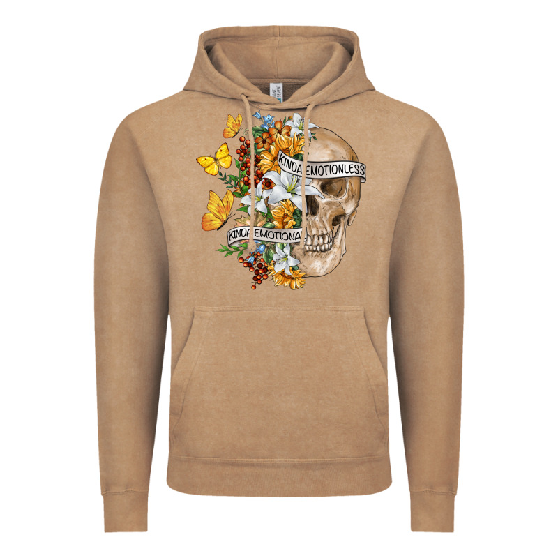 Kinda Emotional Kinda Emotionless Vintage Hoodie by RanaPortraitStore | Teevron