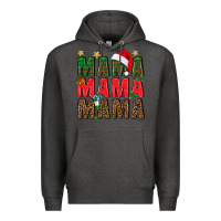 Charcoal Heather Christmas Mama Premium Hoodie - BundleAndBundleShop