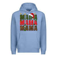 Colony Blue Christmas Mama Premium Hoodie - BundleAndBundleShop
