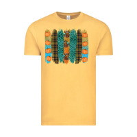 Vintage Mustard thanksgiving brushstrokes Vintage Tee - RanaPortraitStore