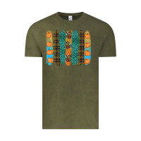Vintage Olive thanksgiving brushstrokes Vintage Tee - RanaPortraitStore