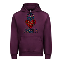 Mauve Wine Peace Love America Urban Hoodie - Bettercallsaul