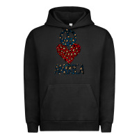 Pigment Black Peace Love America Urban Hoodie - Bettercallsaul