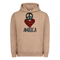 Pigment Burro Peace Love America Urban Hoodie - Bettercallsaul