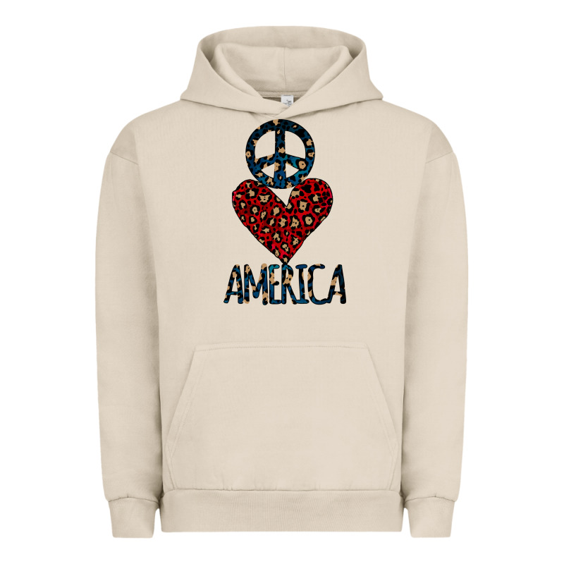 Peace Love America Urban Hoodie by Bettercallsaul | Teevron