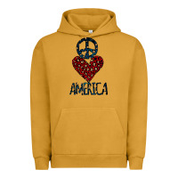 Pigment Peanut Butter Peace Love America Urban Hoodie - Bettercallsaul