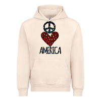 Sandshell Peace Love America Urban Hoodie - Bettercallsaul