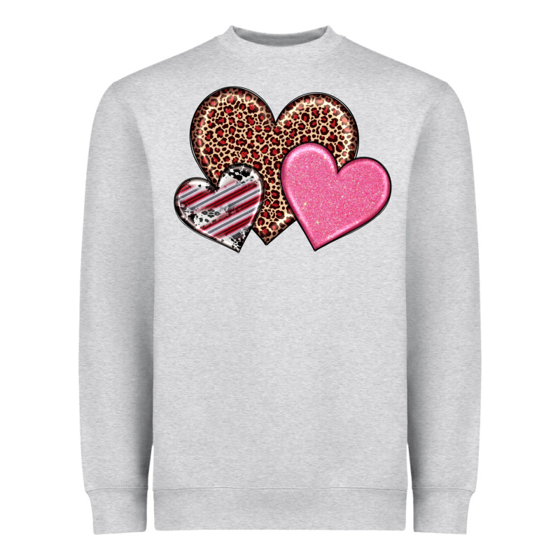 Valentine's Day Hearts Heavyweight Sweatshirt by RanaPortraitStore | Teevron