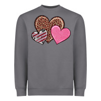 Storm valentine's day hearts Heavyweight Sweatshirt - RanaPortraitStore