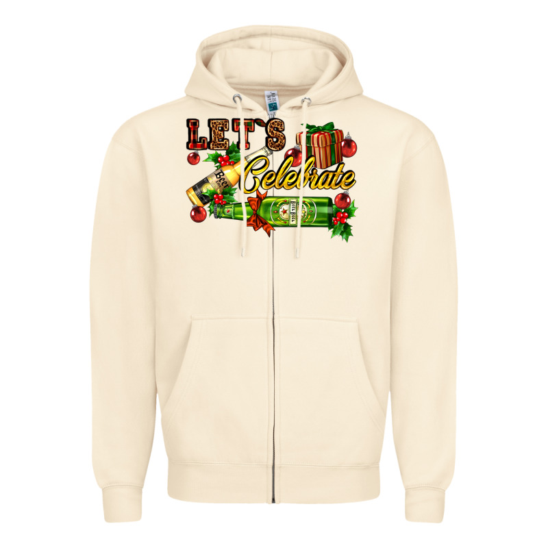 Let`s Celebrate With Beer Bottles Zipper Hoodie by AdoDesignShop | Teevron