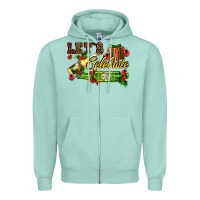 Seafoam let`s celebrate with beer bottles Zipper Hoodie - AdoDesignShop