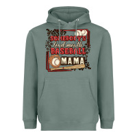 Sage somebody's loud mouth baseball mama Heavyweight Hoodie - MaliasSmallBusiness