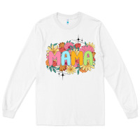 White floral mama Long Sleeve Tee - JahusDesignShop