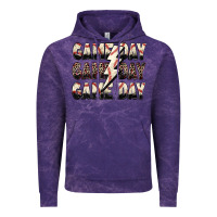 Cloud Purple game day game day baseball lightning bolt Vintage Hoodie - Zillion Design Studio