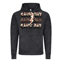 Vintage Black game day game day baseball lightning bolt Vintage Hoodie - Zillion Design Studio