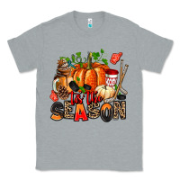 Heather Grey fall and  hockey  tis the season Classic Tee - AdoDesignShop