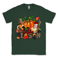Sports Green fall and  hockey  tis the season Classic Tee - AdoDesignShop