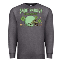 Charcoal Heather saint patrick university Premium Sweatshirt - MaliasSmallBusiness