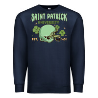 Navy saint patrick university Premium Sweatshirt - MaliasSmallBusiness