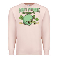 Pale Pink saint patrick university Premium Sweatshirt - MaliasSmallBusiness