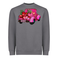 Storm valentine's day heart cactus truck Heavyweight Sweatshirt - RanaPortraitStore