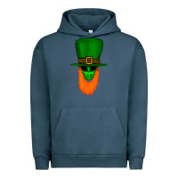 Pigment Midnight Navy St. Patrick' Day Gnome Urban Hoodie - Bettercallsaul
