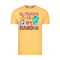 Vintage Mustard nursing is my cardio Vintage Tee - BarkalooDesign