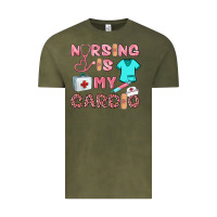Vintage Olive nursing is my cardio Vintage Tee - BarkalooDesign