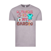 Vintage Zinc nursing is my cardio Vintage Tee - BarkalooDesign