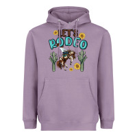 Lavender let's rodeo Heavyweight Hoodie - MaliasSmallBusiness