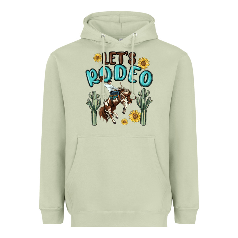 Let's Rodeo Heavyweight Hoodie by MaliasSmallBusiness | Teevron